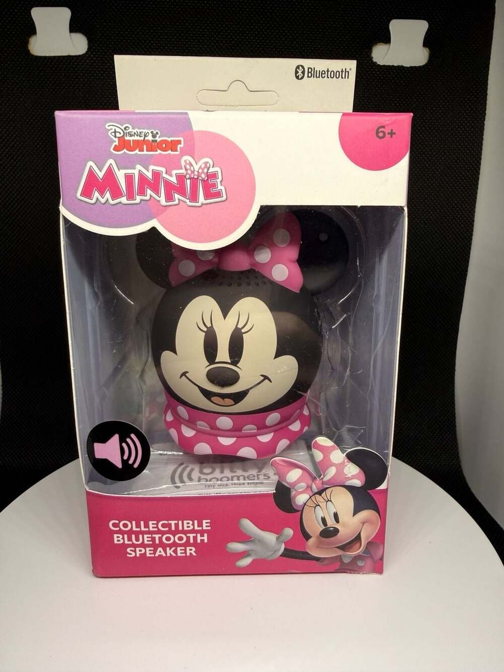 Bitty Boomers Disney Junior Minnie Mouse Collectible Bluetooth Speaker